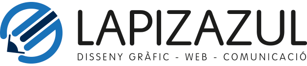 Logotipo Lapizazul. Diseño gráfico y diseño web en Barcelona
